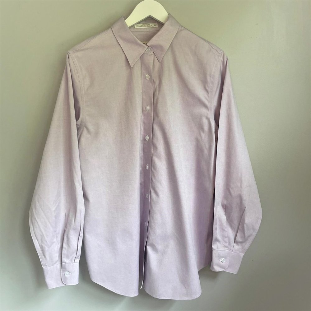 Vintage lilac Orvis button down shirt